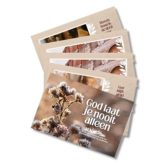 God laat je nooit alleen (kaartjes)